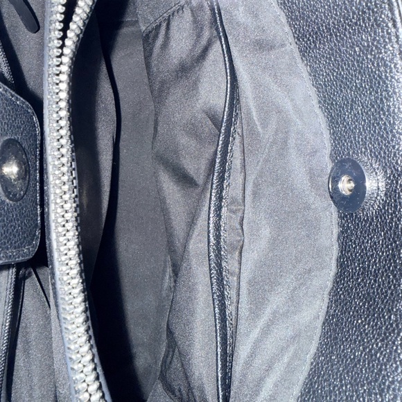 Nine West Black Shoulder Bag with Thick Logo Strap - Picture 5 of 6